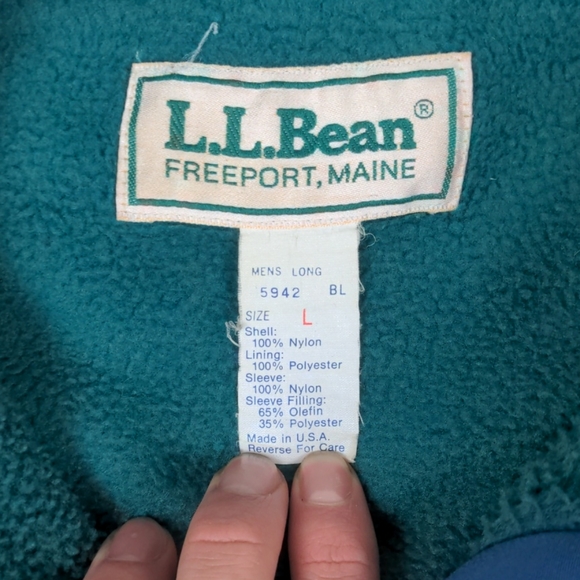L.L. Bean Warm Up Jacket - Vintage - Made in USA - Picture 3 of 8